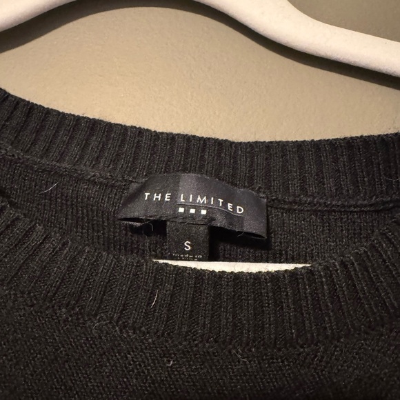 The Limited Black Asymmetric Sweater - Picture 3 of 3